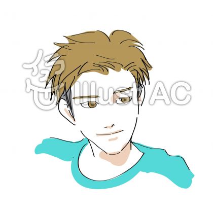 ツーブロックの男性イラスト No 834238 無料イラストなら イラストac