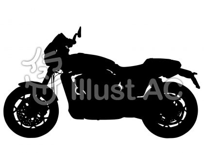 バイクシルエットイラスト 無料イラストなら イラストac