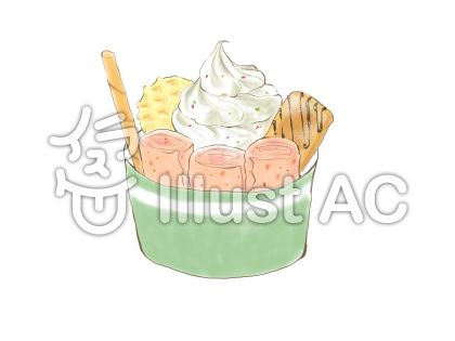 ロールアイスイラスト 無料イラストなら イラストac