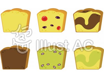 パウンドケーキ イラスト Free Cute Illustrations Stock Illustration