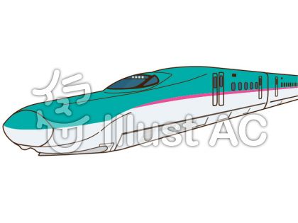 東北新幹線 E5系 はやぶさイラスト No 無料イラストなら イラストac