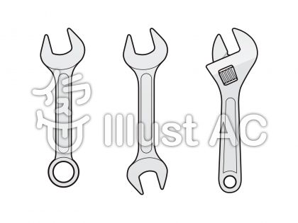 スパナイラスト 無料イラストなら イラストac