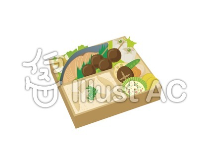 幕の内弁当イラスト 無料イラストなら イラストac