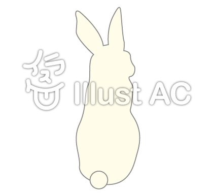 うさぎ 01 白１羽 イラスト No 857091 無料イラストなら イラストac