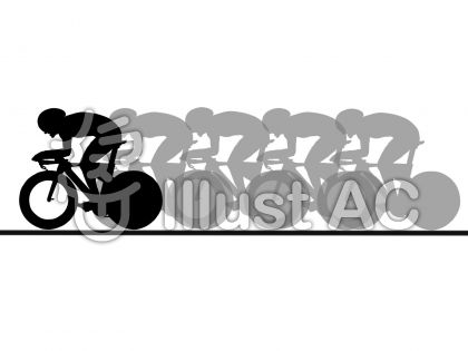 自転車レースイラスト No 無料イラストなら イラストac