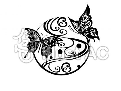 最も人気のある シルエット 蝶 イラスト 白黒 最高の壁紙のアイデアcahd