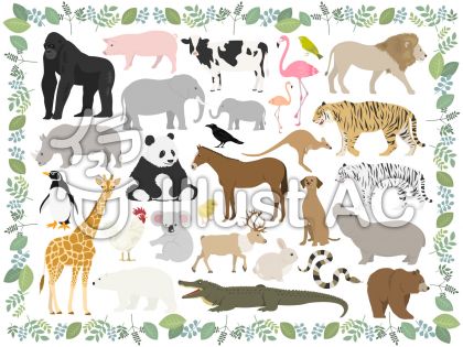 動物園イラスト 無料イラストなら イラストac