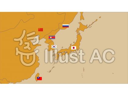 韓国地図イラスト 無料イラストなら イラストac