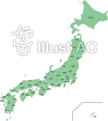 日本地図イラスト 無料イラストなら イラストac