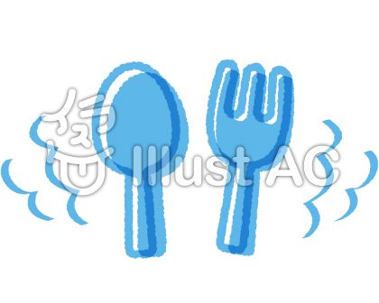 スケジュール帳アイコン スプーンフォークイラスト No 無料イラストなら イラストac