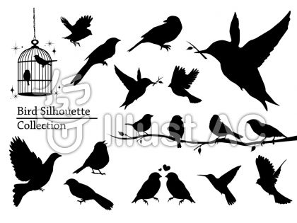 50 シルエット 羽ばたく 鳥 イラスト ディズニー帝国