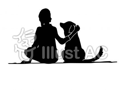 犬と飼い主イラスト 無料イラストなら イラストac