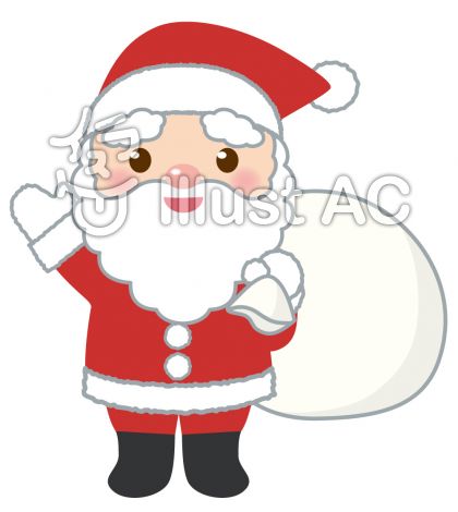 動物の島 エレガントサンタ イラスト かわいい 手書き 簡単