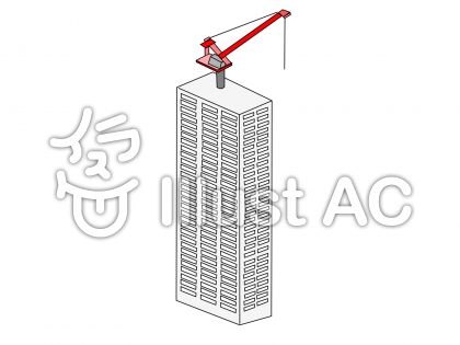 ビルを建設中イラスト No 無料イラストなら イラストac