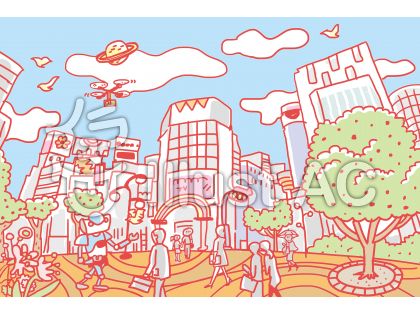 渋谷イラスト 無料イラストなら イラストac