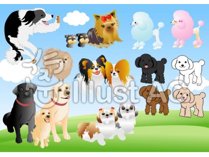 犬のai Illustrator データ 無料イラスト フリー素材を紹介するブログ