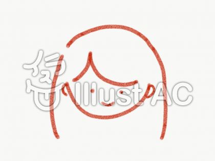 シンプルな女の子アイコンイラスト No 無料イラストなら イラストac