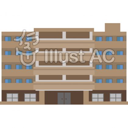 中古マンションイラスト 無料イラストなら イラストac