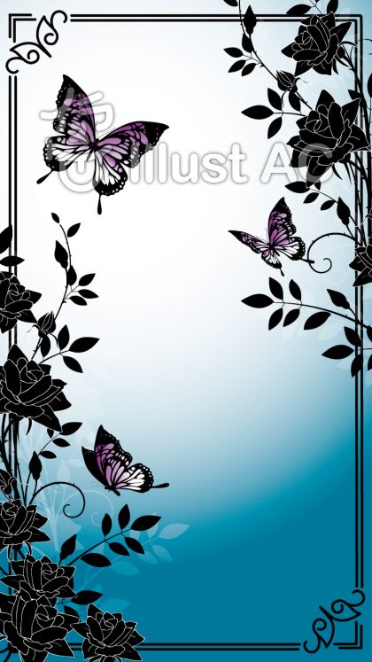 驚くばかり壁紙 蝶々 花の画像