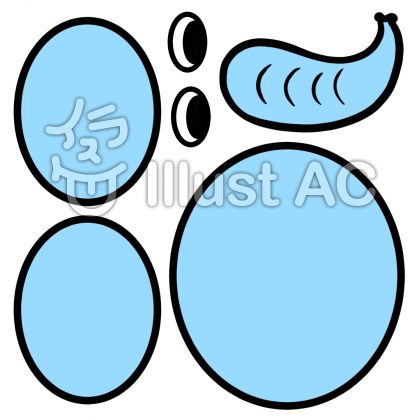 動物福笑いイラスト 無料イラストなら イラストac