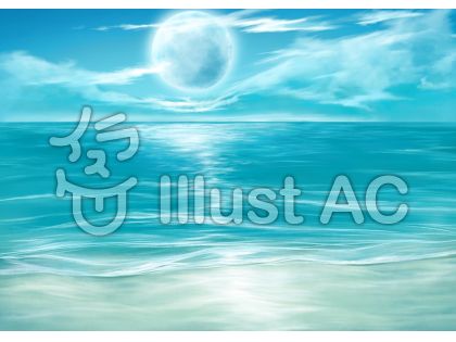 きれいな海イラスト 無料イラストなら イラストac