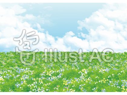 花畑イラスト 無料イラストなら イラストac