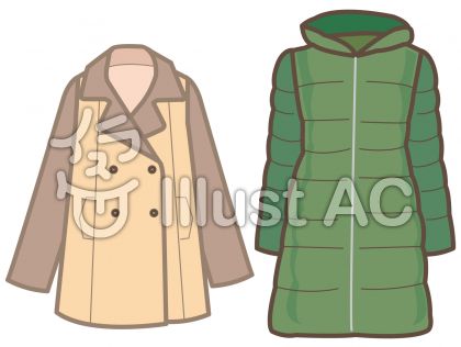 ダウンジャケットイラスト 無料イラストなら イラストac