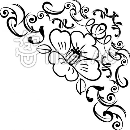 最も共有された かっこいい 花 イラスト 白黒 最高の新しい壁紙aahd