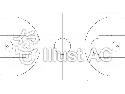 バスケットコート 図 Htfyl