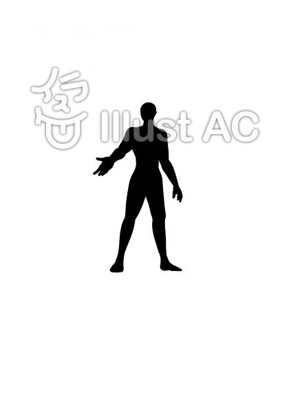 男性シルエットイラスト No 無料イラストなら イラストac