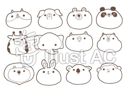 かわいい動物画像 50 素晴らしい可愛いイラスト 動物 手書き