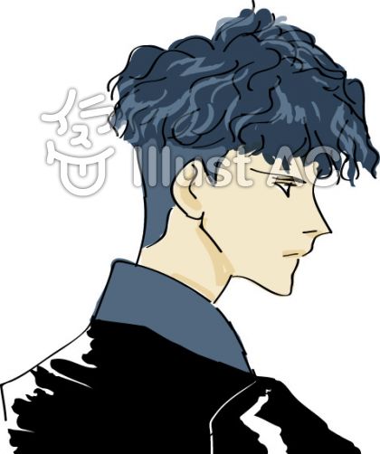 メンズヘアスタイルイラスト No 1066955 無料イラストなら