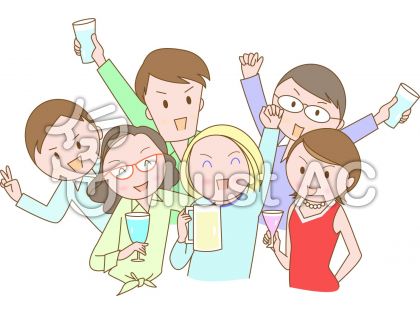 同窓会イラスト 無料イラストなら イラストac