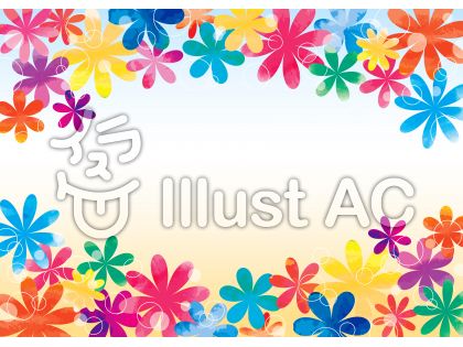 綺麗なフレーム 花柄 イラスト 最高の引用