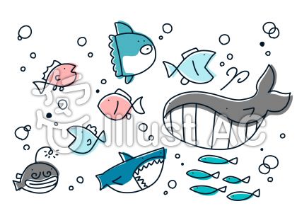 トップ 100 魚 簡単 イラスト イラスト 写真
