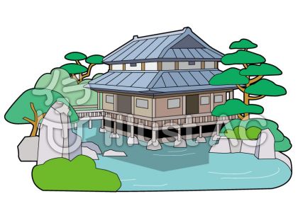 日本庭園イラスト 無料イラストなら イラストac