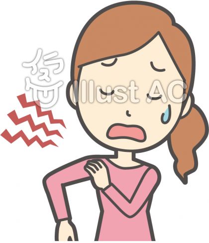 肩こりイラスト 無料イラストなら イラストac