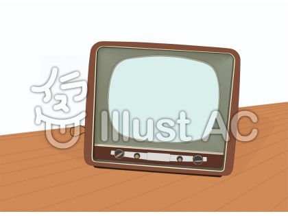 レトロテレビイラスト 無料イラストなら イラストac