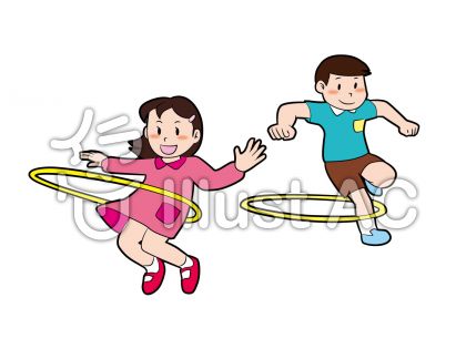 フラフープイラスト 無料イラストなら イラストac