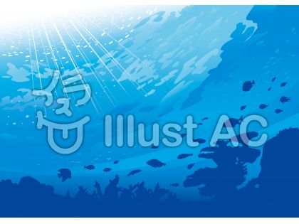 海の壁紙イラスト 無料イラストなら イラストac