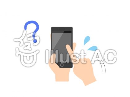 スマホ 故障 携帯電話イラスト No 無料イラストなら イラストac