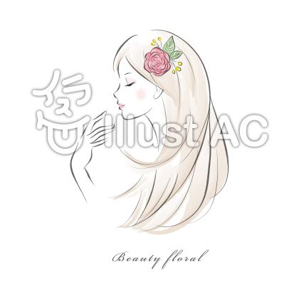 ロングヘアイラスト 無料イラストなら イラストac