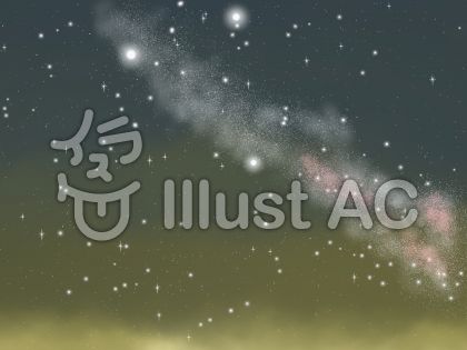 夏の夜空綺麗な壁紙七夕星座天の川 イラスト No 無料イラストなら イラストac