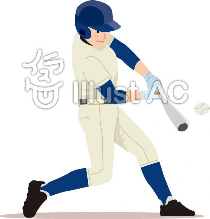 甲子園 高校野球 バッター イラストイラスト No 無料イラストなら イラストac