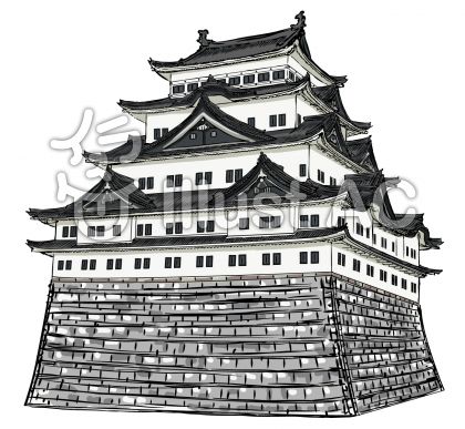 人気ダウンロード お 城 大阪 城 イラスト 簡単 最高の壁紙のアイデアcahd
