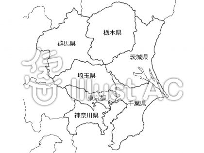 コンプリート フリー 関東 地図 わかりやすい