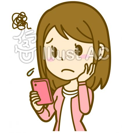 女性スマホイラスト 無料イラストなら イラストac