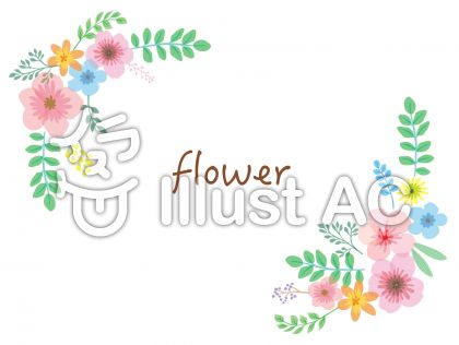 押し花イラスト 無料イラストなら イラストac