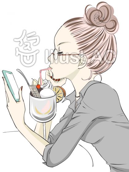 メガネ女子イラスト 無料イラストなら イラストac