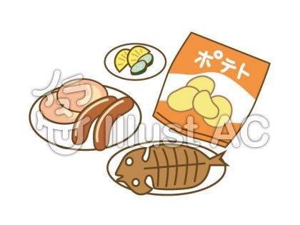 暴飲暴食イラスト 無料イラストなら イラストac